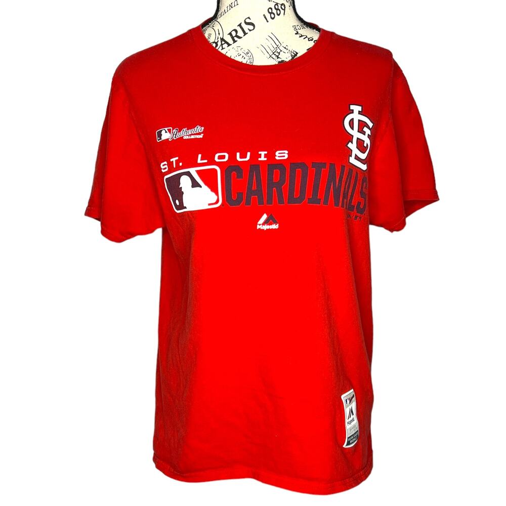 Majestic (Men's S) MLB St. Louis Cardinals Authentic Collection Short Sleeve Tee